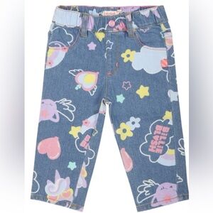 Billieblush
illustration-print jeans 18 month